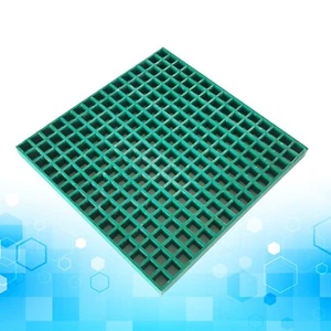 22,6 Zoll * 22,6 Zoll Bodengitter Fiberglas GFK Gitter 1,5 Zoll Dicke 0,5 T grün - Bild 1 von 15