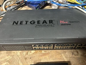 NetGear ProSafe JGS524E 24-Port Gigabit Plus Switch - JJ N1B - Picture 1 of 4