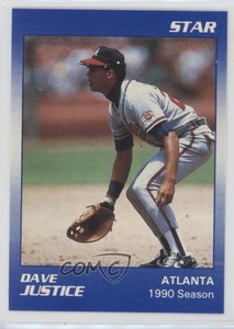 1990 Star Dave Justice David Justice #3 Rookie RC