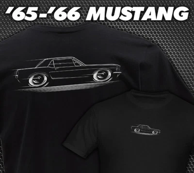 Camiseta Mustang 1965 1966 cupé 65 66 Ford GT Foto 1 de 4