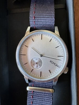 Nuevo Komono The Winston Subs Seconds OTAN Marine 41 mm Minimalista Foto 1 de 3