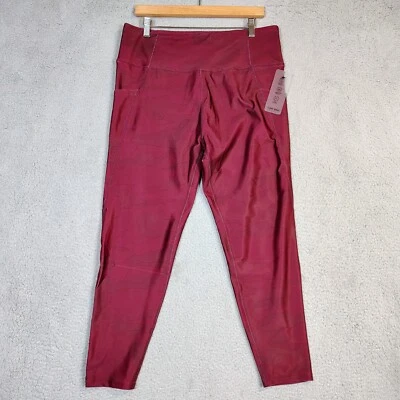 Nine West Active Leggings Women's XL Red Camo 4-Way Stretch Yoga Performance NWT - Image 1 of 4