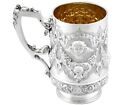 Sterling Silver Christening Mug - Antique Victorian (1886)