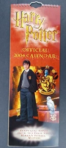 Harry Potter Long 2004 Wall Calendar From UK Vintage 16.5" x 6" Danilo Pictures - Picture 1 of 9