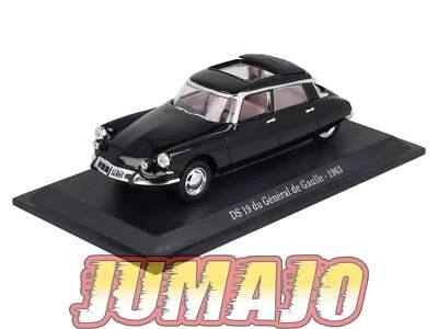 DS3 Voiture 1/43 Atlas DS CITROEN Collection : DS 19 du général de Gaulle 1963 - Photo 1/4