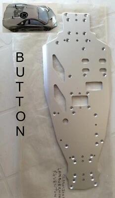 Telaio inferiore in Ergal Duratrax Lamborghini Reventon DeAGOSTINI 1:10 - Immagine 1 di 2