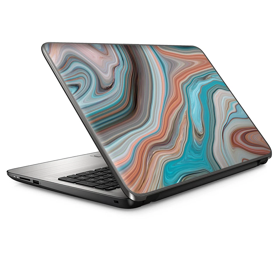 Envoltura de revestimiento universal para computadora portátil de 13 pulgadas - árbitro marrón geoda piedra mármol Foto 1 de 4