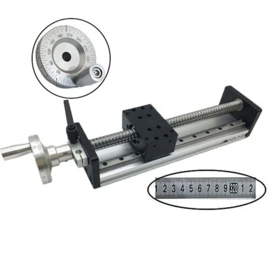 Linearführung CNC-Schlittentisch Bewegungssystem Kugelumlaufspindel Handrad 60kg - Bild 1 von 4