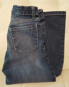 Paper, Denim, Cloth Girls Denim Jeans Size 8 Adjustable Waist - Picture 1 of 5