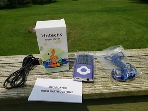 HOTECHS MUSIC PLAYER MP3 PLAYER/ MP4 PLAYER WITH FM RADIO, RECORD PURPLE - Picture 1 of 5