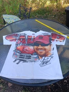 Camiseta NASCAR VINTAGE Estampada Completa Elliot Sadler XL Etiqueta Persecución Hecha en México. - Imagen 1 de 9