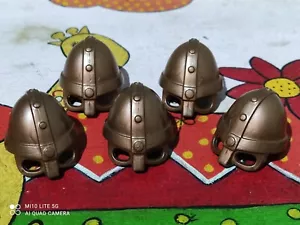 PLAYMOBIL X5 CASCOS BRONCE CABALLEROS MEDIEVALES CABALLERO MEDIEVAL VIKINGOS - Imagen 1 de 1