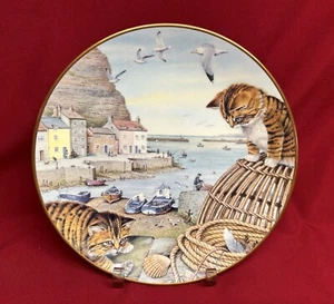 All Creatures Great & Small Fisherman's Harbor 9" Collector's Plate Eng.Bone Ch. - Picture 1 of 3
