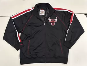 Herren Chicago Bulls Mitchell und Ness Hardwood Klassiker Trainingsjacke Größe 5XL - Bild 1 von 5