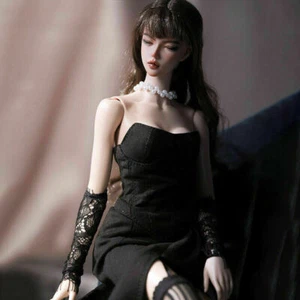SATZ BJD Doll 1/4 Puppe Weiblich Mädchen Körper Augen Gesichts-Make-up Outfits - Bild 1 von 10