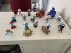 Lot de 15 Figurines Schtroumpfs Peyo 2014 Altaya collection pompiers policier…