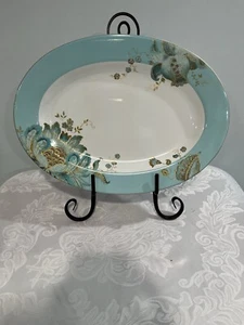 222 Fifth Eliza Spring Large Serving Platter 14 x 10 Porcelain. New. - Picture 1 of 5