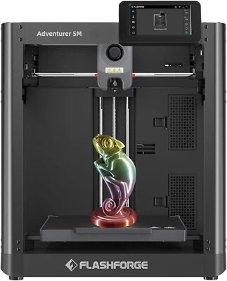FLASHFORGE Adventurer 5M 3D Printer Core XY w/ Fully Auto Leveling Max 600mm/s - Image 1 of 4