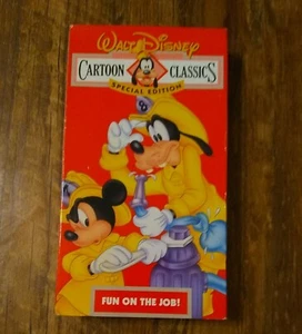 Walt Disney Cartoon Classics Special Edition - Fun On The Job VHS - Picture 1 of 2