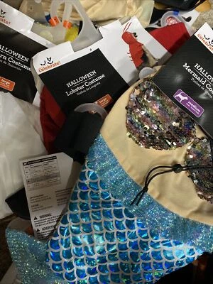 Pet Cat Dog Halloween Costume Dress Up Spider Unicorn Shark Hot Dog Lobster More - Image 1 of 4