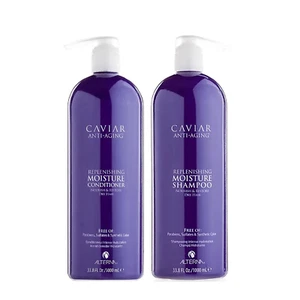 Alterna Caviar Anti-Aging Replenishing Moisture Shampoo & Conditioner Liter Bund - Picture 1 of 1