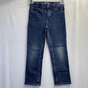 Cherokee Mid-Rise Skinny Leg Denim Jeans Girls Size 7 Blue Adjustable Waist Used - Picture 1 of 16
