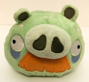Commonwealth Angry Birds OPA Foreman grünes Schwein Plüschtier Schnurrbart böse Schweine - Bild 1 von 2