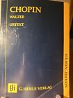 Chopin Walzer Urtext By G. Henle Verlag; Student Edition (1978)