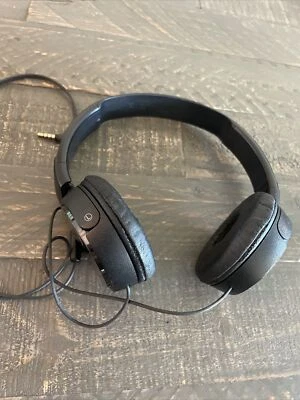 Sony Headphone Over-Head MDR-ZX110 Stereo Extra Bass Black Needs Cushions dc7 - Image 1 of 3