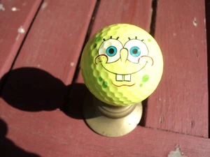 Spongebob Squarepants Logo Golf Ball (1) Wilson Pre-Owned AAAA - Picture 1 of 2