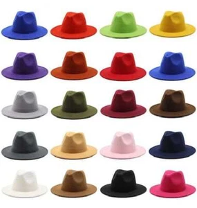 Solid Stiff Fedora - Picture 1 of 33