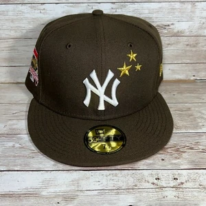 Magnolia Park x New Era New York Yankees Mag Park Brown Fitted Hat Size 7 3/4  - Picture 1 of 5