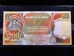 Uganda 200 Schilling 1994 P32 Weltwährung Banknoten Geld h4123 - Bild 1 von 3