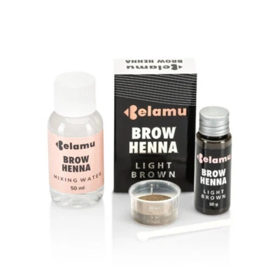 Brow Henna Light Brown - Natural Long Lasting Eyebrow Tint Kit With Water, 10 g - Image 1 of 4