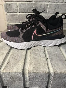 Nike React Infinity Run FK 2 Be True Pink schwarz weiß DD6790 001 Herren Größe 10 - Bild 1 von 10