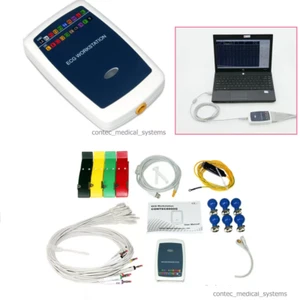 CE CONTEC8000G 12-Lead ECG Workstation EKG Machine PC Software Analyze System - Picture 1 of 7