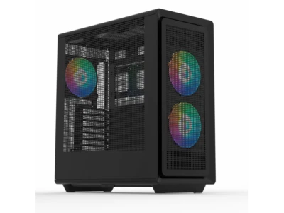 Rosewill Helium Air Black Mid Tower Computer Gaming Case, Mesh Panel, E-ATX, Too - Image 1 of 4