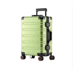 All Aluminum-magnesium Alloy Travel Suitcase Men's Business Rolling Luggage on - Picture 1 of 31