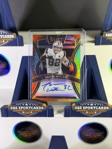 2019 Select Signatures Jason Witten #SP-JW Tie-Dye Prizm /2 (AU) SSP COWBOYS HOF - Picture 1 of 3
