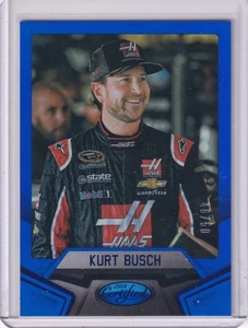 Espejo de carreras 2016 certificado Panini azul #3 Kurt Busch/50 HAAS - Imagen 1 de 2