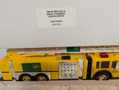 1998 BP Fire Truck - Serial Numbered Limited Edition! Brand New Mint-in-Box - Image 1 of 4