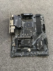Msi Tomahawk Max B450 AMD AM4 Motherboard Ddr4 Faulty With Io Shield - Photo 1/1