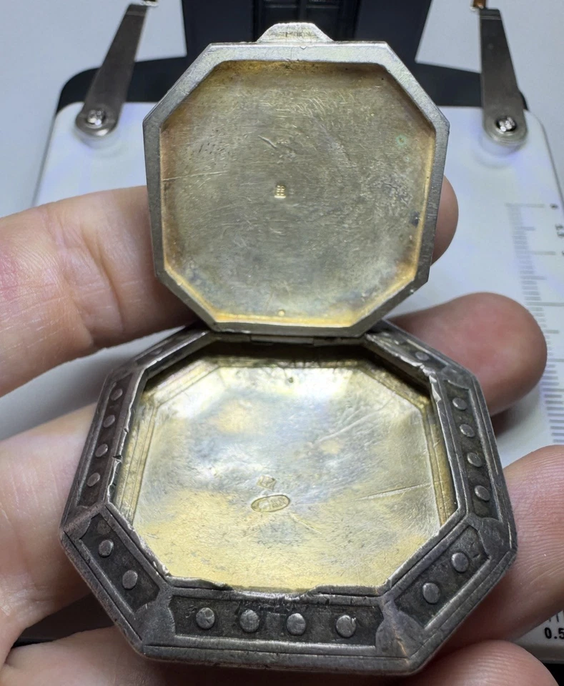 Antiguo Medallón Colgante Imperial Ruso 88 Plata, Patrón Niello, 28 g Foto 1 de 4