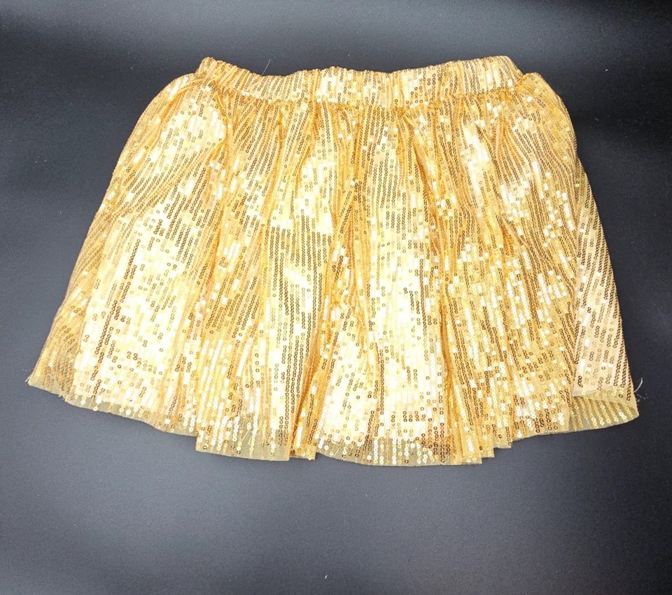 Tutú de Lentejuelas Doradas Disfraz Unisex Adulto Disfraz Disfraz Disfraz Conjunto, Talla Única, Nuevo con Etiquetas Foto 1 de 4