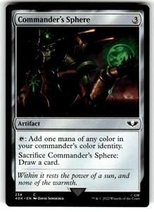 Commander's Sphere (234) Universes Beyond: Warhammer 40000 Regular MTG - Picture 1 of 2