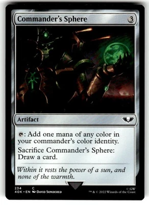 Commander's Sphere (234) Universes Beyond: Warhammer 40000 Regular MTG - Image 1 of 2