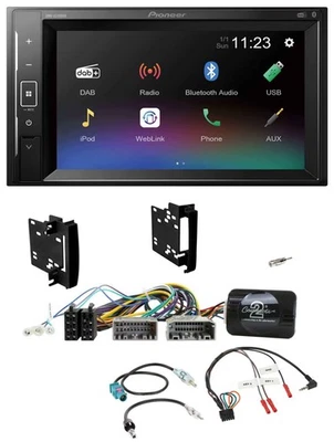 Pioneer DAB Lenkrad 2DIN Bluetooth USB Autoradio für Chrysler Dodge Jeep - Bild 1 von 4