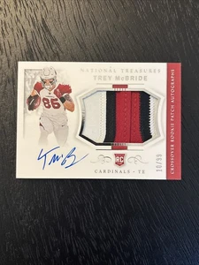 2022 TREY MCBRIDE NATIONAL TREASURES JERSEY AUTOGRAPH /99 ROOKIE RC TM - Bild 1 von 2