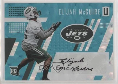 2017 Unparalleled Class of Teal Future Frame /10 Elijah McGuire Rookie Auto RC - Image 1 of 2