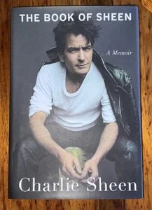 Charlie Sheen- The Book Of Sheen -Binding Error! 2 Signed Tip-in Pages! - Picture 1 of 10